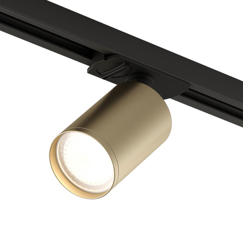 светильник трековый 15вт gu5.3 ip20 алюм. матов. зол. с черн. denkirs 678704 от BTSprom.by