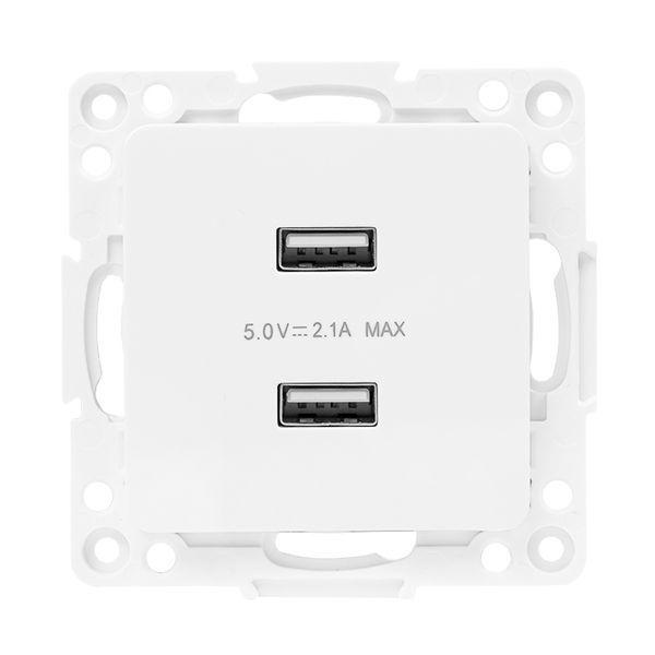 розетка usb 2-м стокгольм 2.1а механизм бел. proxima ekf eyr16-028-10-2usb от BTSprom.by
