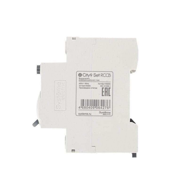  Выключатель дифференциального тока (УЗО) 4п 63А 30мА тип AC City9 Set 400В SE C9R36463 фото в каталоге от BTSprom.by
