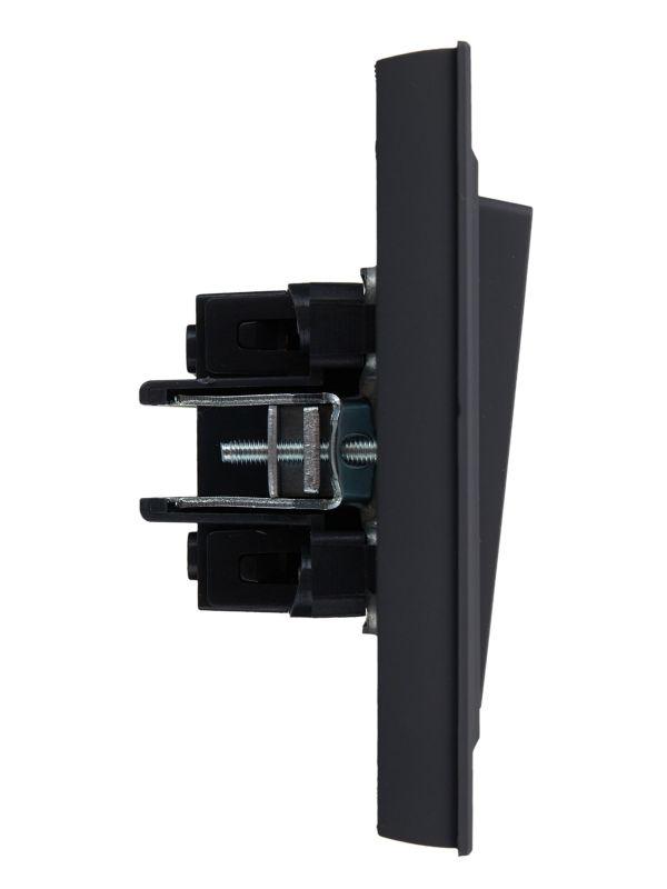  Выключатель 1-кл. СП BRITE ВСР10-1-0-БрГ 10А в сборе графит IEK BR-V10-0-10-K53-F фото в каталоге от BTSprom.by