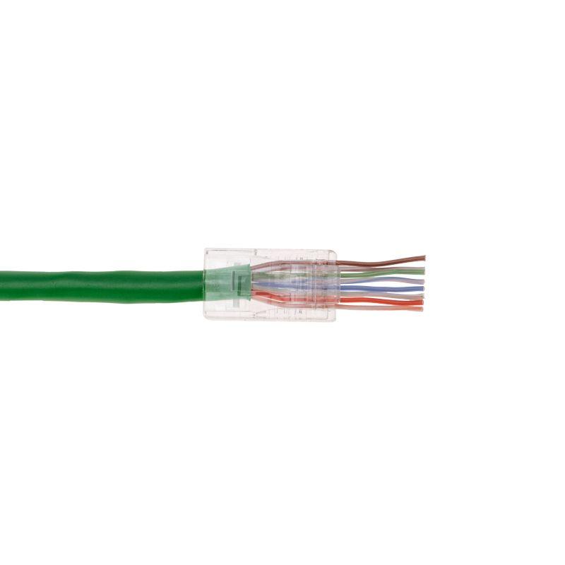  Разъем сквозной RJ-45(8P8C) под витую пару UTP кат.5E Rexant 05-1020 фото в каталоге от BTSprom.by