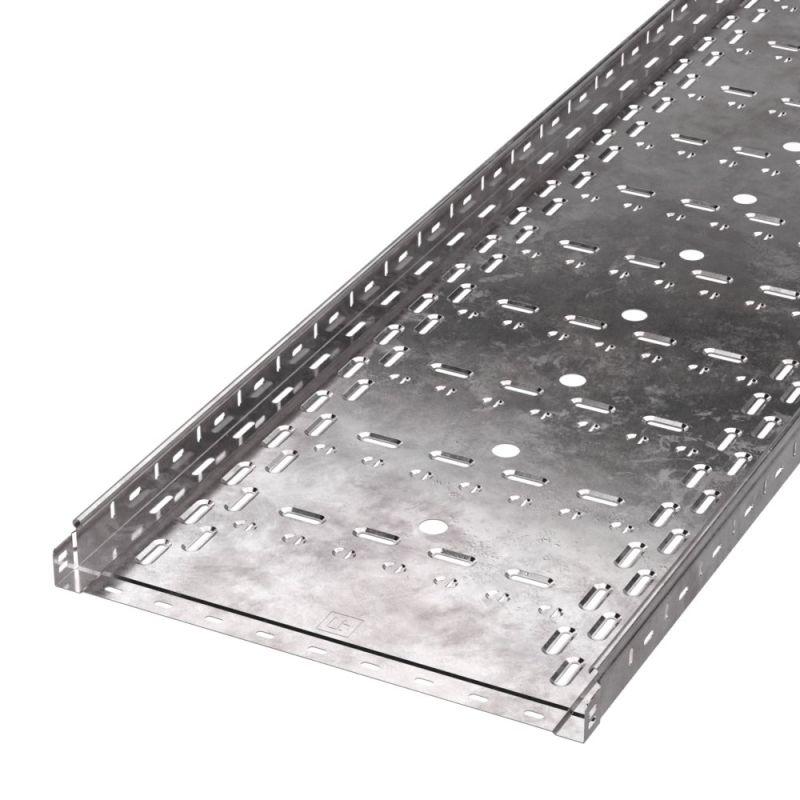 Лоток листовой перфорированный 500х50 L3000 сталь 1мм Стандарт Промрукав PR16.0017 от BTSprom.by