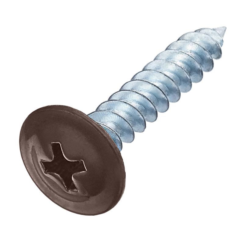 саморез металл-металл 4.2х19 прессшайба ral 8017 шоколад./корич. (европодвес) (уп.30шт) стройметиз 25300819130 от BTSprom.by