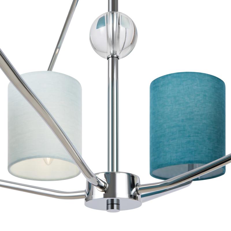  Светильник Yang 40Вт E14х8 IP20 подвесной Freya FR5208PL-08CH фото в каталоге от BTSprom.by