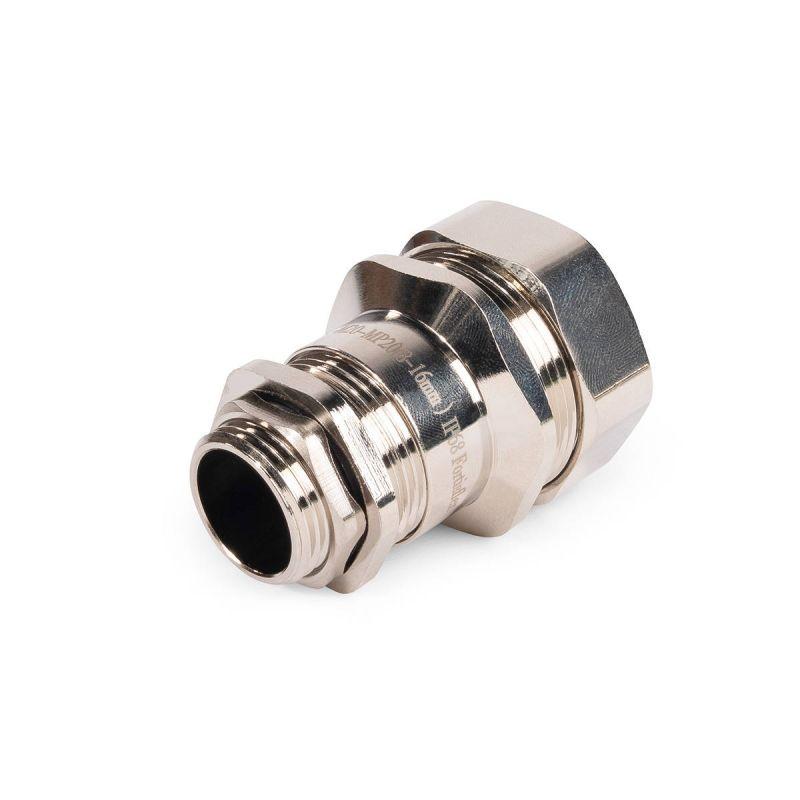  Ввод кабельный для металлорукава ВК-М25(6-12мм)-МР15 латунный Fortisflex 89105 фото в каталоге от BTSprom.by