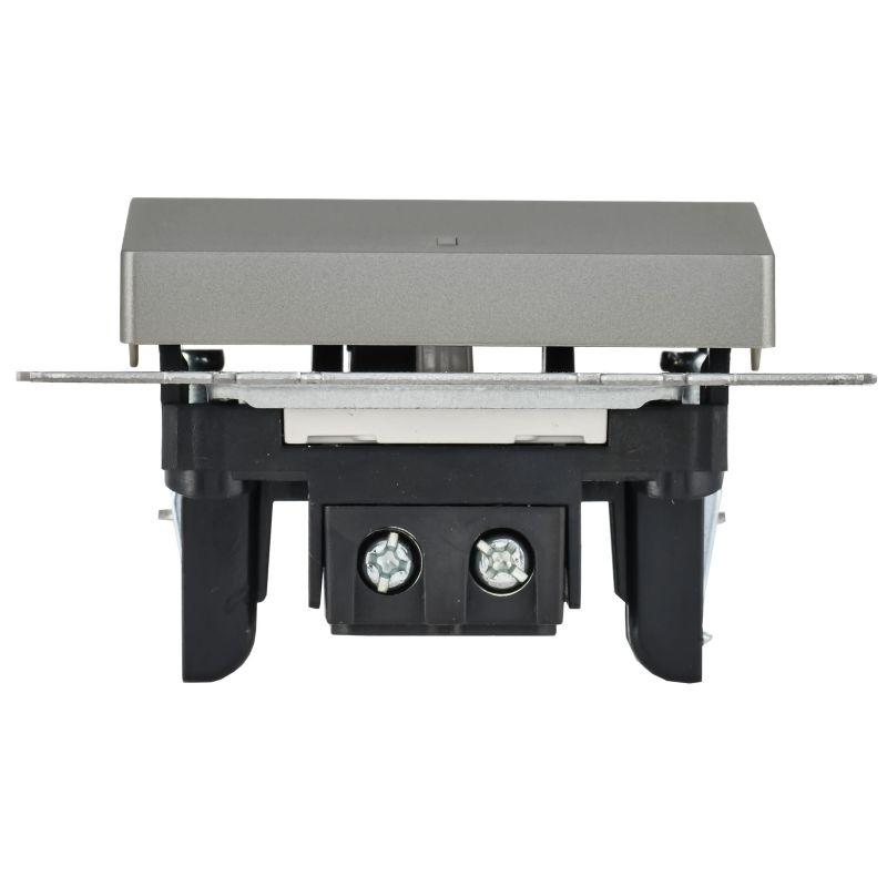  Выключатель 1-кл. СП BRITE ВС10-1-1-БрС 10А с индик. механизм сталь IEK BR-V10-1-10-K46 фото в каталоге от BTSprom.by