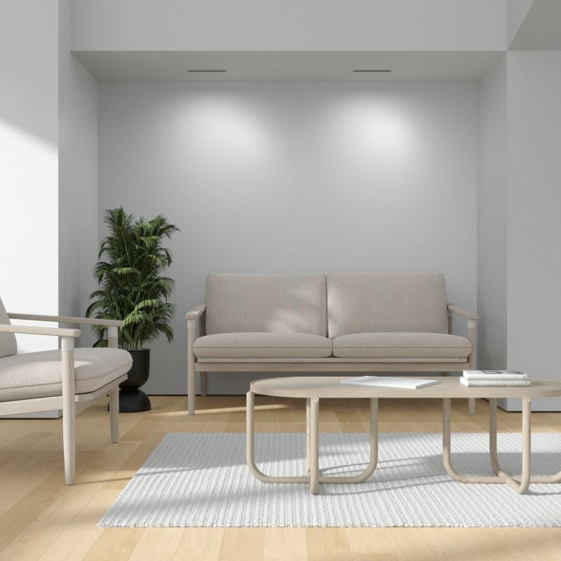  Светильник SPACE 20Вт 4000К IP20 220В L240мм 38град. встраив. под шпатлевку со светодиодом алюм. бел./черн. DENKIRS 723069 фото в каталоге от BTSprom.by