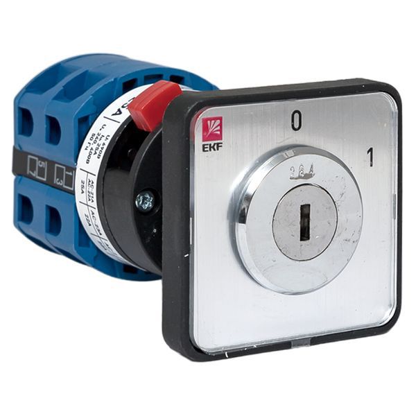 переключатель кулачковый пк-1-113 3п 25а "0-1" с ключом ekf pk-1-113-25 от BTSprom.by