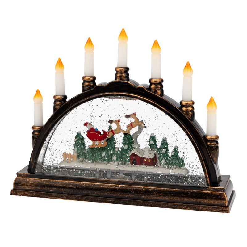 Светильник декоративный "Подсвечник" эффект снегопада Neon-Night 501-164 фото в каталоге от BTSprom.by  Светильник декоративный "Подсвечник" эффект снегопада Neon-Night 501-164 фото в каталоге от BTSprom.by