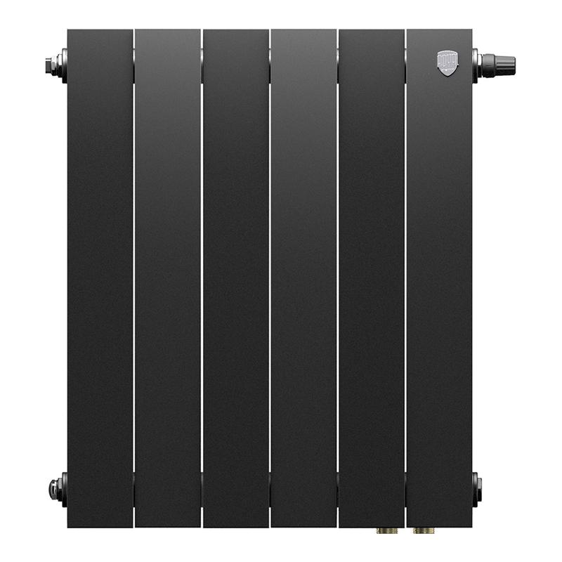 Радиатор PianoForte 500 VDR80 6 секц. биметал. Noir Sable Royal Thermo НС-1506368 фото в каталоге от BTSprom.by