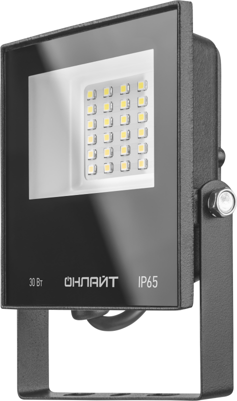 прожектор светодиодный 71 658 ofl-30-6k-bl-ip65-led 30вт 6000к ip65 2400лм черн. онлайт 71658 от BTSprom.by