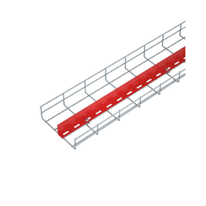 Разделитель для лотка H=80мм L2000 RL80-2000 INOX304 КМ LO8724 фото в каталоге от BTSprom.by