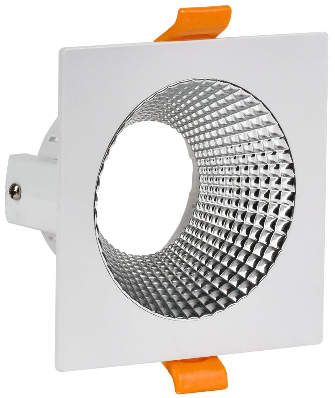 светильник 4110 встраиваемый поворотный gu10 бел./хром пласт. iek lt-uvb0-4110-gu10-1-k23 от BTSprom.by