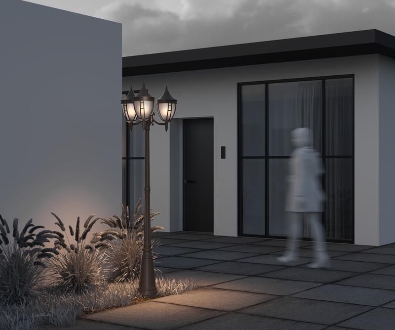  Светильник Rivoli 3х60Вт E27 IP44 садово-парковый Maytoni O026FL-03B фото в каталоге от BTSprom.by