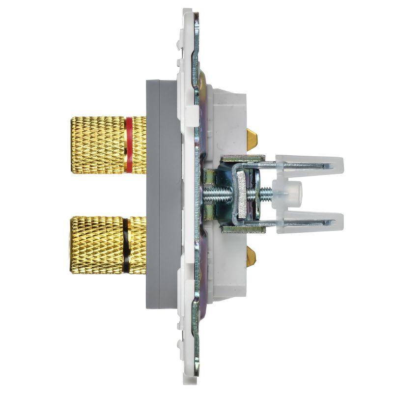  Аудиорозетка 4-м SKANDY SK-A01Gr сер. IEK SK-S40-K03 фото в каталоге от BTSprom.by