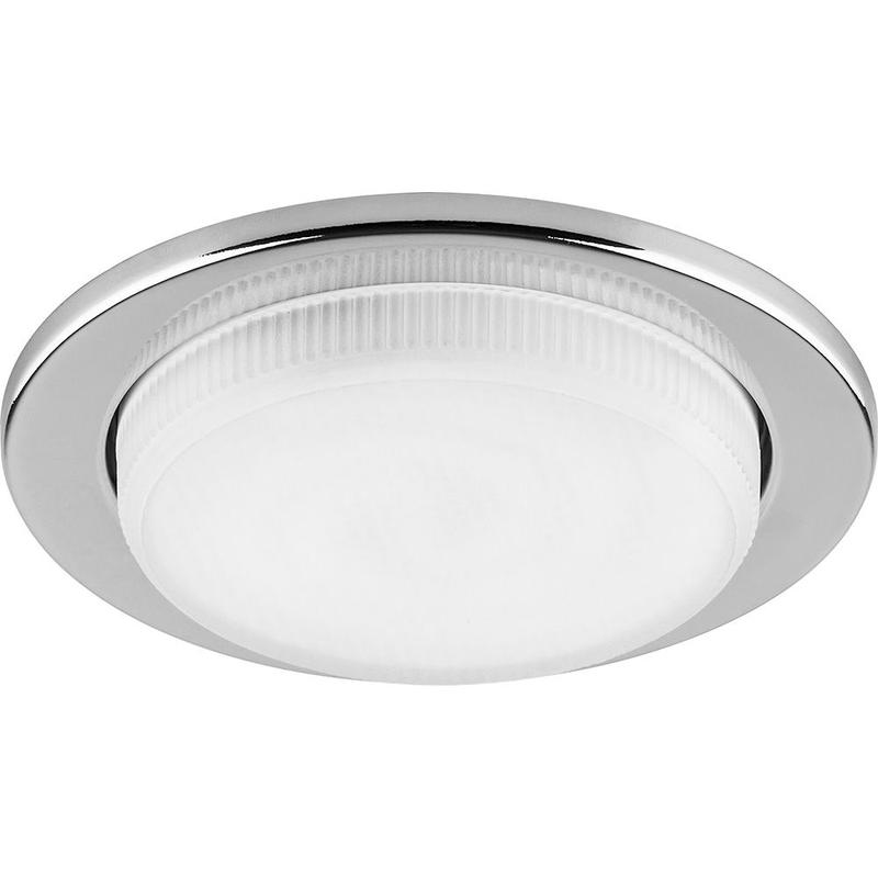 светильник потолочный встраиваемый 20вт 230в gx53 хром без лампы dl53 feron 41206 от BTSprom.by