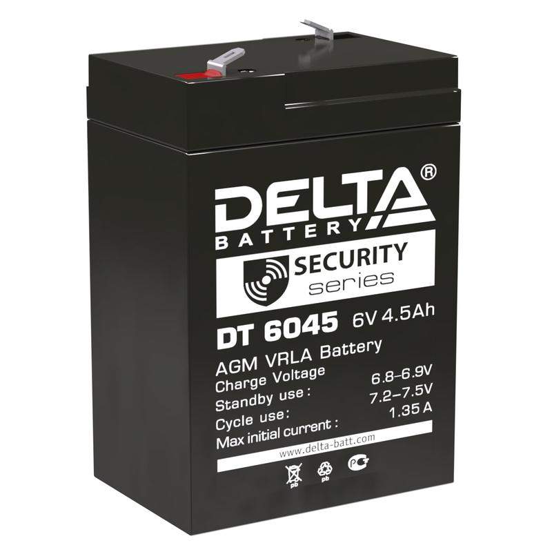 аккумулятор опс 6в 4.5а.ч delta dt 6045 от BTSprom.by