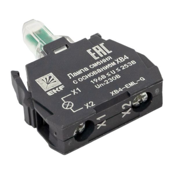  Лампа сменная с основанием XB4 зел. 230В PROxima EKF XB4-EML-G фото в каталоге от BTSprom.by