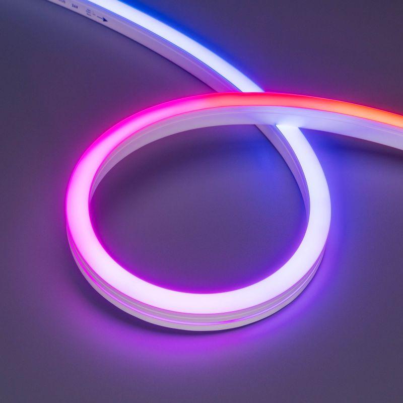 лента светодиодная dmx moonlight-side-b84-12x17mm 24v rgb-px7 18вт/м ip67 wire x2 герметичная силикон (уп.5м) arlight 041013 от BTSprom.by