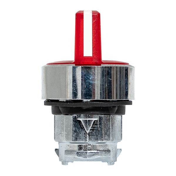  Механизм переключателя исполнительный XB4 IP65 на 3 положения возвратный без фиксации с подсветкой с короткой ручкой красн. EKF XB4BD3L-R-65 фото в каталоге от BTSprom.by