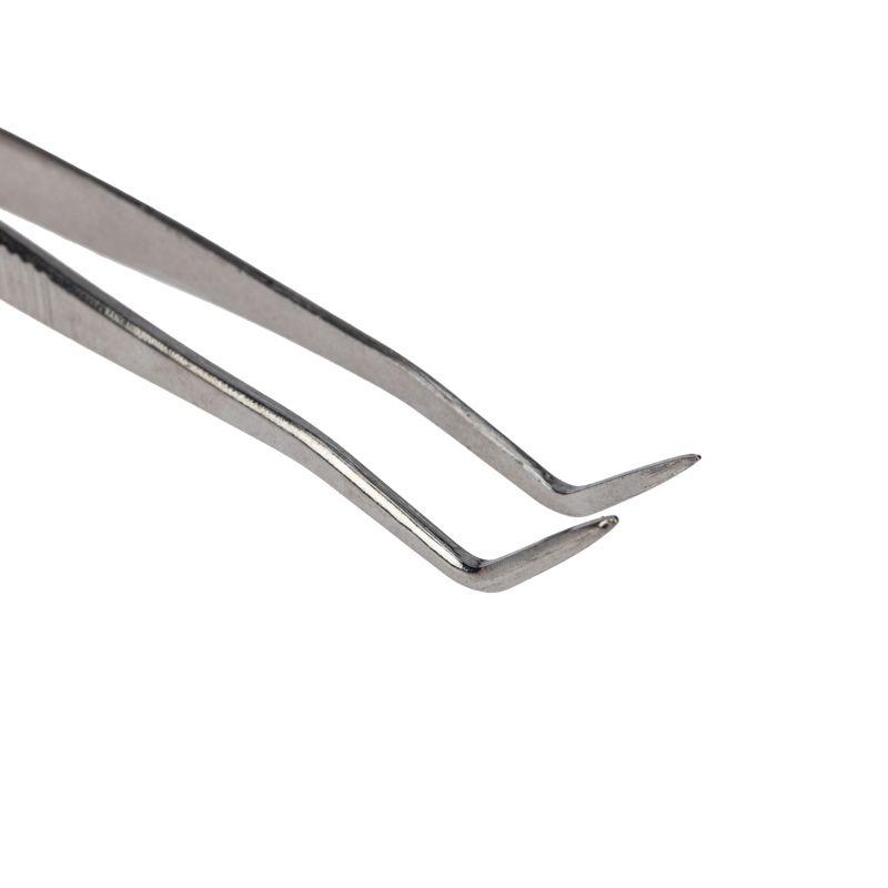  Пинцет изогнутый узкий фиксатор рифленый 160мм Rexant 12-0358 фото в каталоге от BTSprom.by