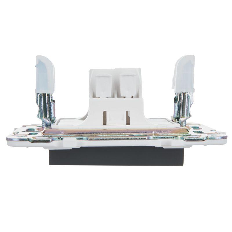  Выключатель проходной 1-кл. SKANDY 10А SK-V08G с индикацией графит IEK SK-V12-1-10-K53 фото в каталоге от BTSprom.by