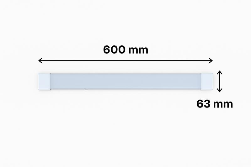 светильник светодиодный дсп 18вт 6500к ip20 1800лм 180-265в 600х63х20мм линейный kraso ls-18 от BTSprom.by