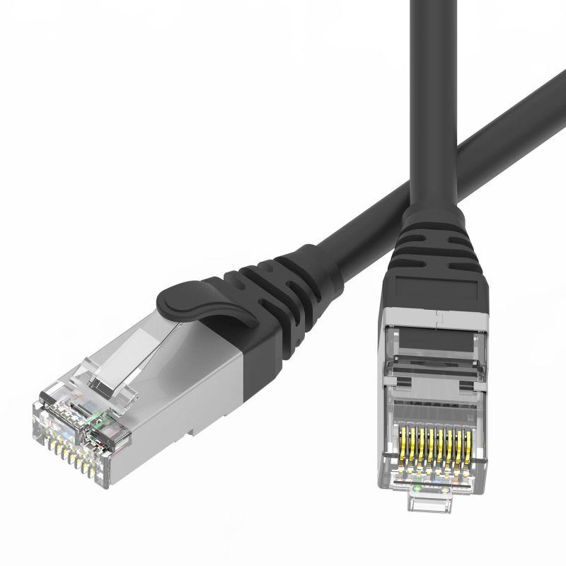 патч-корд экранированный slim cat6 s/ftp 4х2 28 awg lszh 1м черн. dkc rn6sf4510bk-28 от BTSprom.by