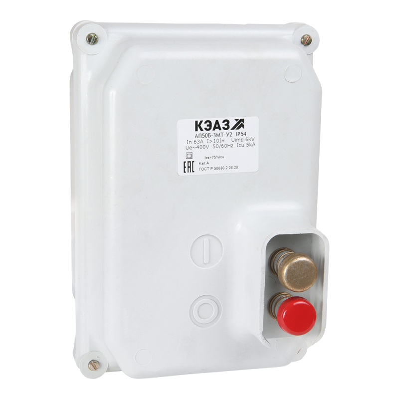 выключатель автоматический 3п 25а 10iн ап50б 3м у2 400в ac доп. контакты 2п ip54 кэаз 107157 от BTSprom.by