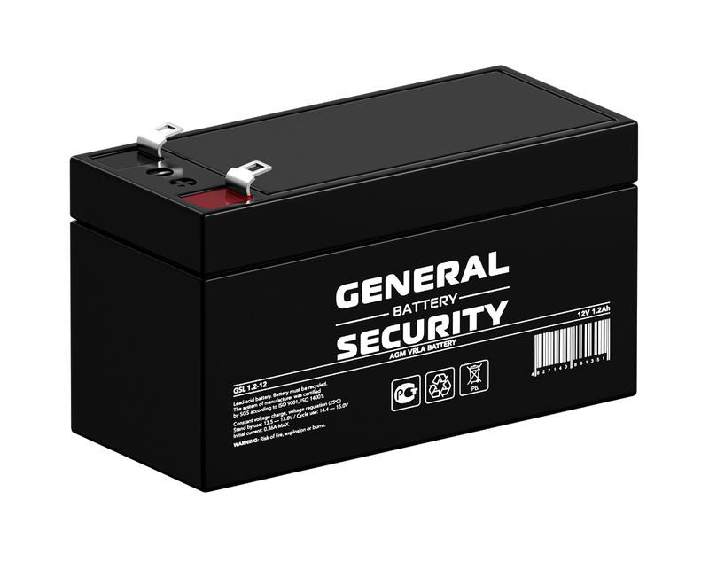  Аккумулятор 12В 1.2А.ч General Security GSL1.2-12 фото в каталоге от BTSprom.by