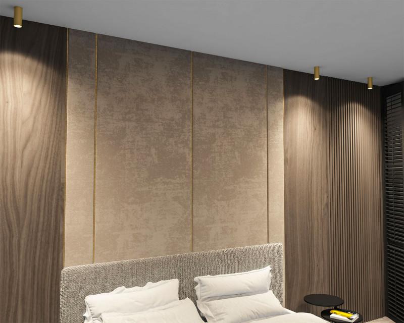  Светильник 15Вт GU10 IP20 накладной алюм. матов. зол. DENKIRS 678710 фото в каталоге от BTSprom.by