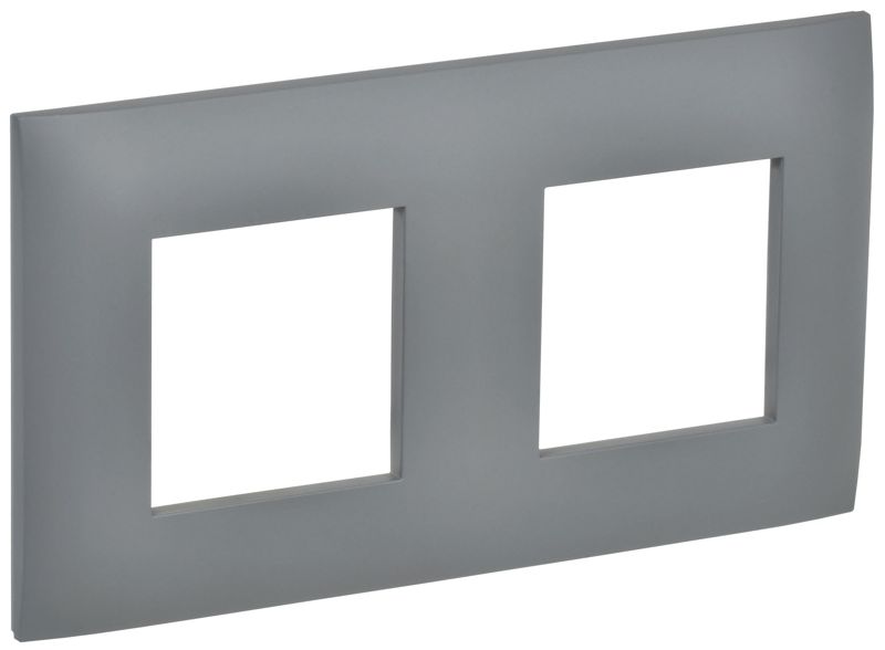 рамка 2-м skandy sk-f02gr сер. iek sk-m22-k03 от BTSprom.by