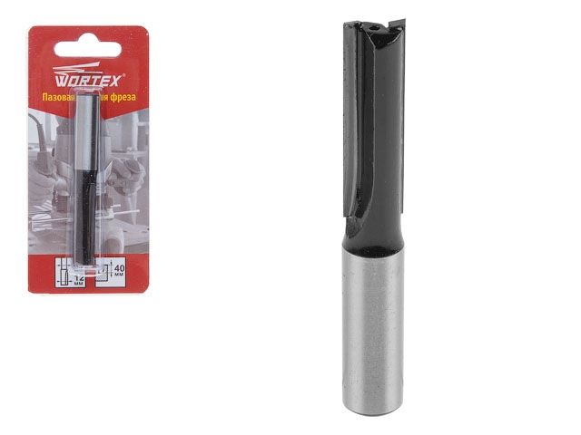фреза пазовая прямая 12х40 мм wortex mcab124018 от BTSprom.by