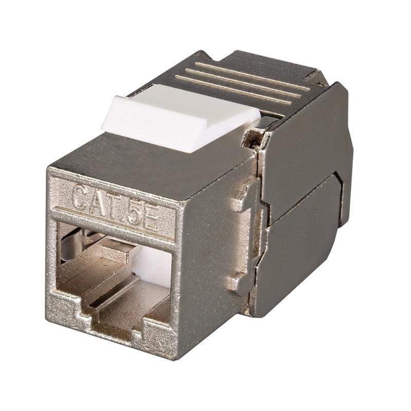 модуль розеточный keystone jack 8p8c rj-45 ftp кат.5e заделка без инструмента 180град. (diy) suprlan 10-0328-1 от BTSprom.by