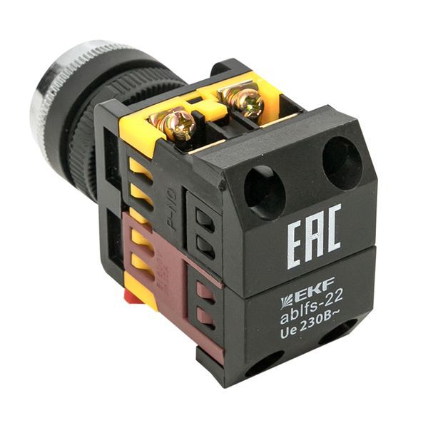  Кнопка ABLFS-22 с подсветкой зел. NO+NC 230В PROxima EKF ablfs-22-g фото в каталоге от BTSprom.by