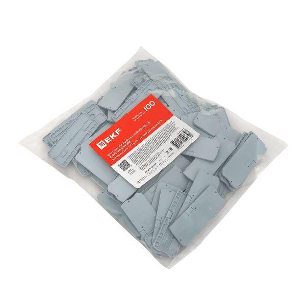  Заглушка для 1.5 Push-in 4 вывода сер. EKF EP-PIT-1.5-4 фото в каталоге от BTSprom.by