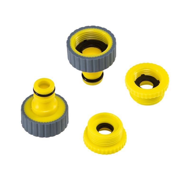  Адаптер на кран быстрого соединения 1/2дюйм - 3/4дюйм с термопластичной резиной Профи ЧЕТЫРЕ СЕЗОНА 62-0212-F фото в каталоге от BTSprom.by