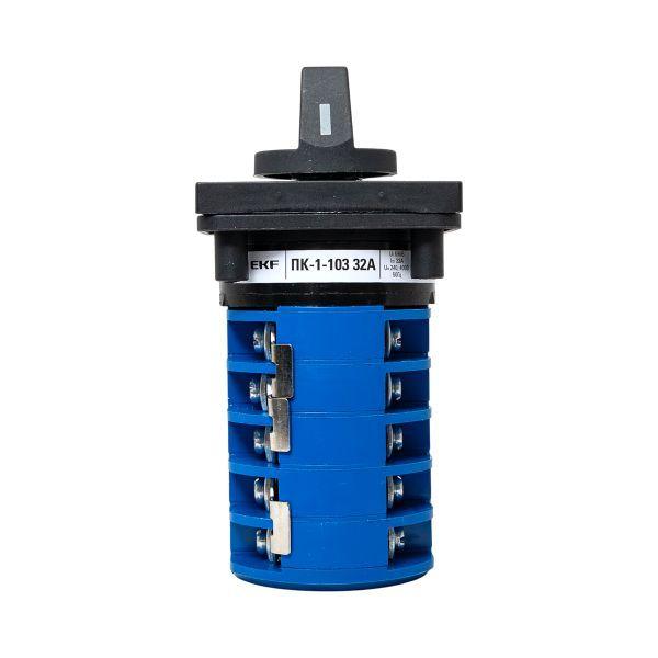  Переключатель кулачковый ПК-1-103 3п 32А "0-1-2-3" EKF pk-1-103-32 фото в каталоге от BTSprom.by