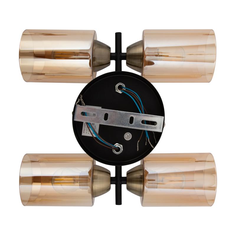  Люстра Glow 60Вт E27х4 IP20 Freya FR5129PL-04B фото в каталоге от BTSprom.by