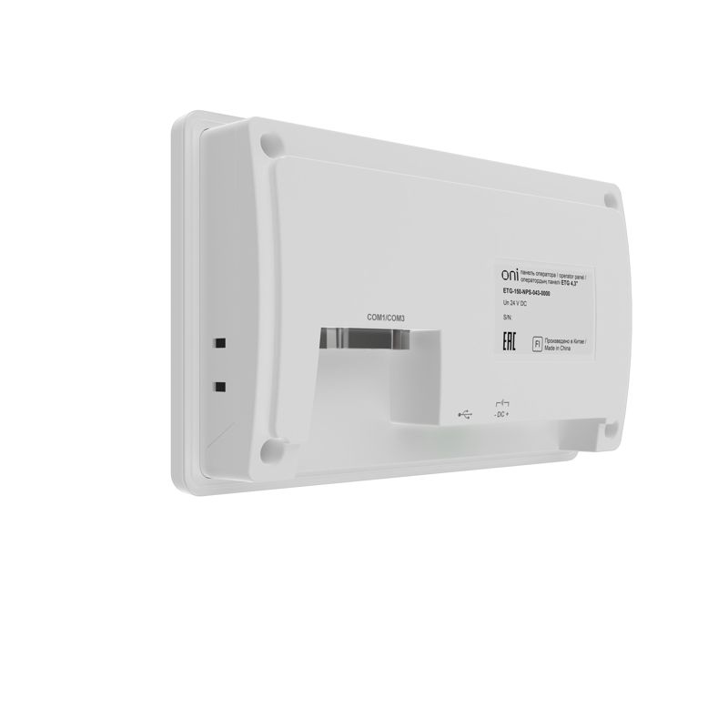  Панель оператора базовая ETG 4.3дюйм ONI ETG-150-NPS-043-0000 фото в каталоге от BTSprom.by
