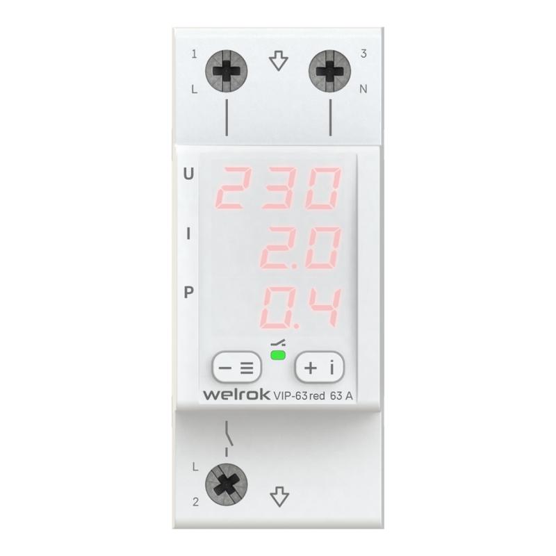 реле многофункциональное vip-63 red welrok 4660251140342 от BTSprom.by