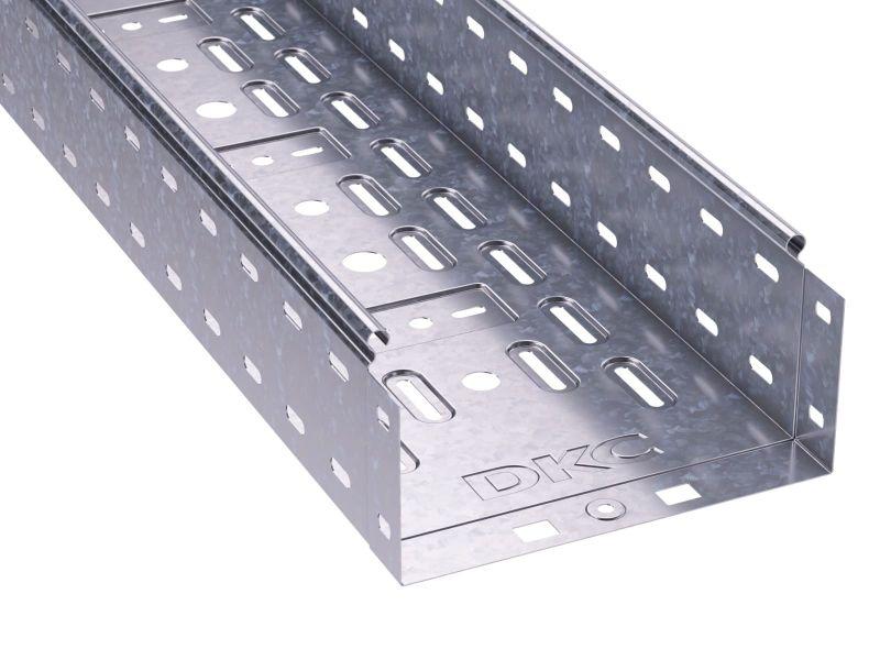 Лоток листовой перфорированный 200х100 L3000 сталь 0.8мм цинк-ламель DKC 35343ZL от BTSprom.by
