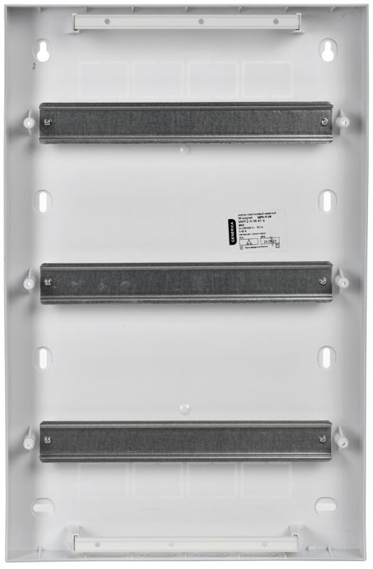  Корпус пластиковый ЩРН-П-36 бел. дверь IP41 GENERICA MKP13-N-36-41-K01-G фото в каталоге от BTSprom.by