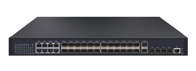 коммутатор управляемый l3 уровня 3 24 порта 100/1000basex sfp 8 портов 10/100/1000baset 6 портов 1/10ge sfp+резервный бп опция nikomax gl-sw-g301-38f от BTSprom.by