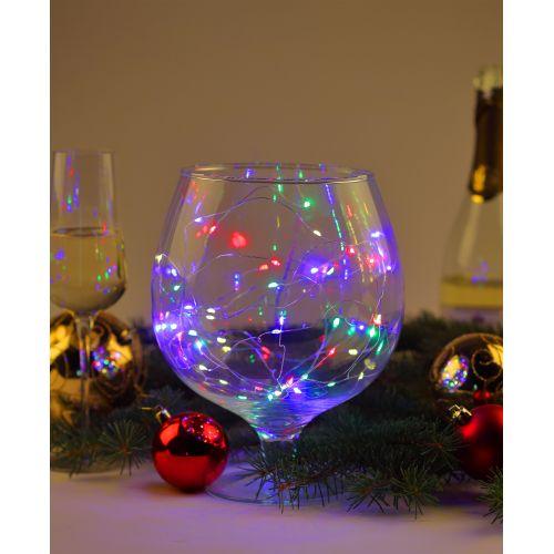  Гирлянда светодиодная "Нить" 5м 50LED IP20 мультиколор АА ЭРА Б0047959 фото в каталоге от BTSprom.by