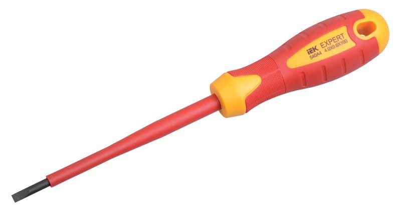 отвертка шлицевая expert 6.5х1.2х150мм 1000в iek tsc-2sl-6150 от BTSprom.by