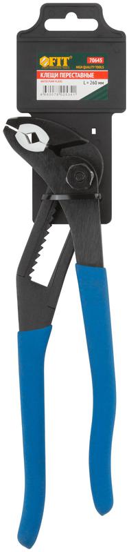  Клещи переставные с пластиковой вставкой быстрая регулировка профи 260мм (70/85мм) FIT 70645 фото в каталоге от BTSprom.by