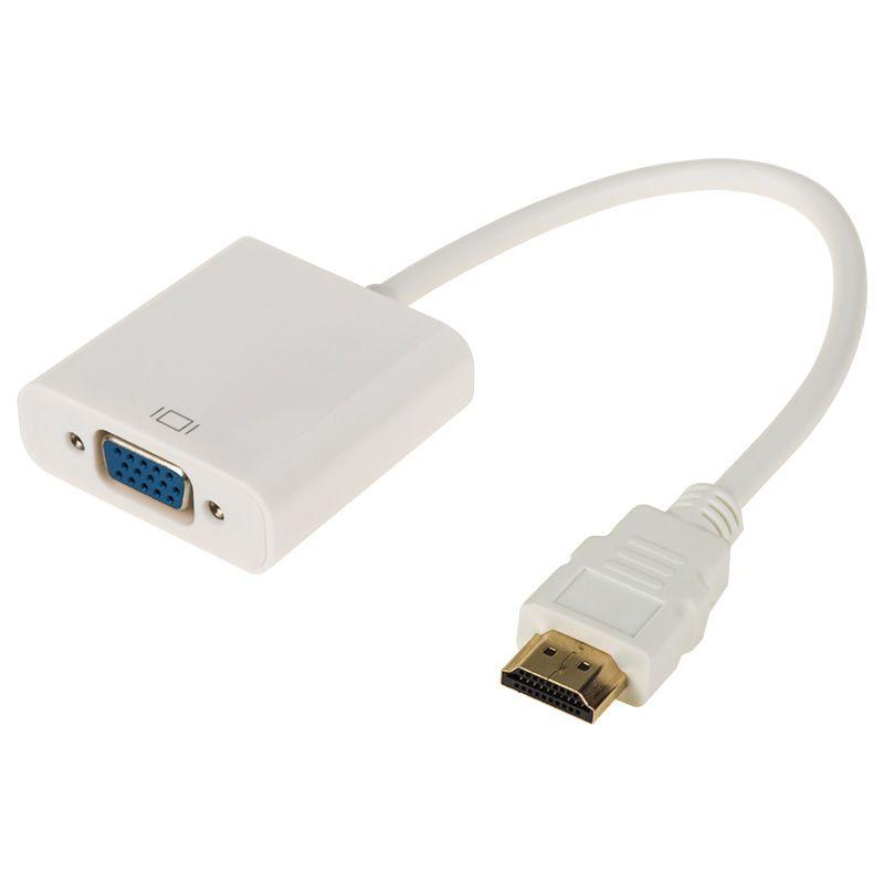 переходник штекер hdmi - гнездо vga (провод) + 3. 5мм аудио с питанием rexant 17-6934 от BTSprom.by