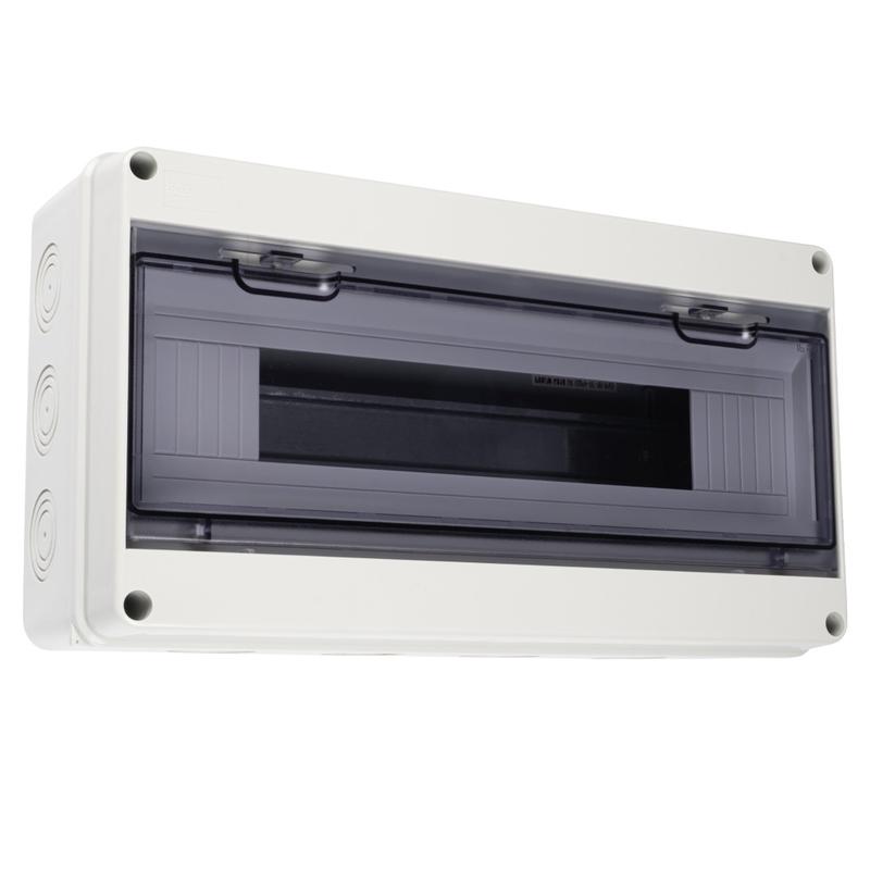 бокс модульный накладной pdb/w 4018 gr (щрн-пг-18) ip65 пластик. pro jazzway 5072121 от BTSprom.by