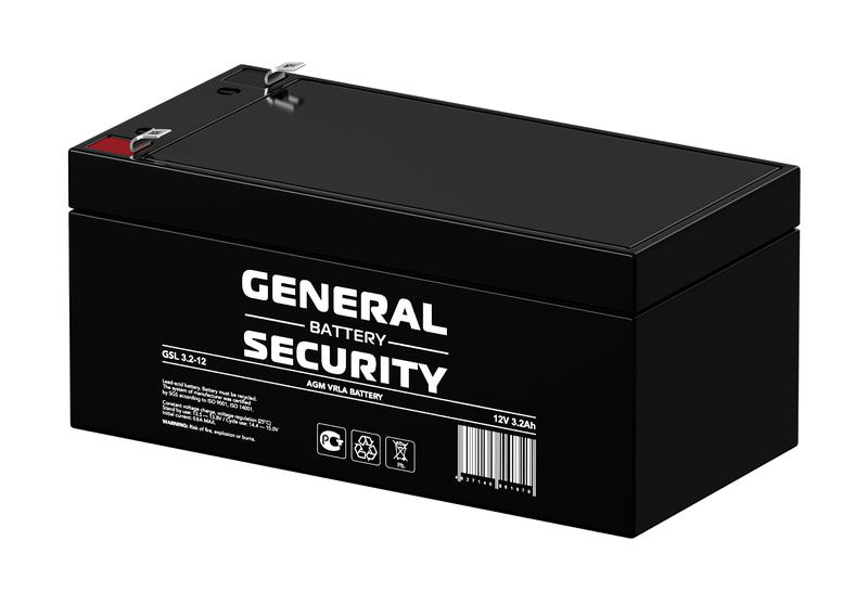 аккумулятор 12в 3.2а.ч general security gsl3.2-12 от BTSprom.by